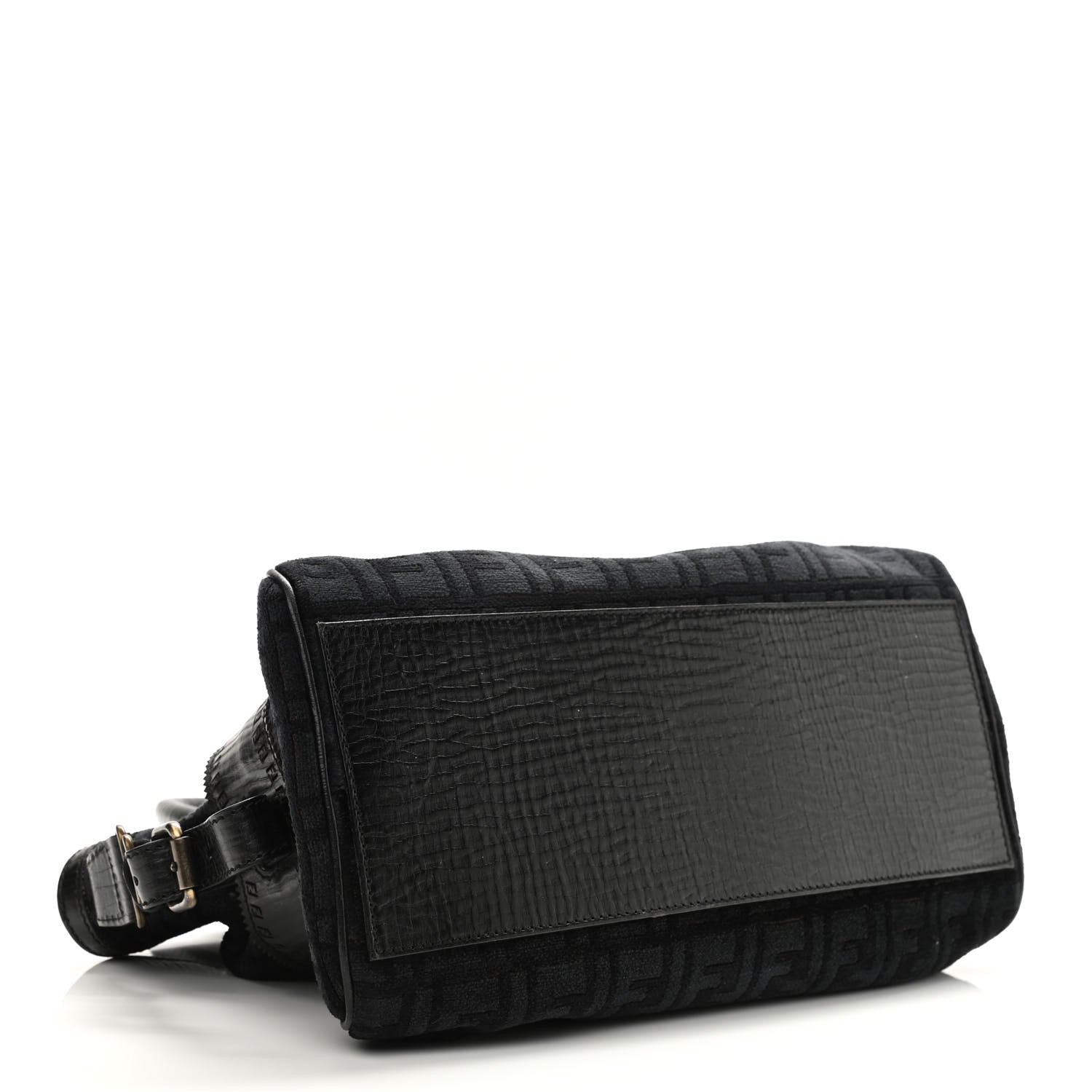 Fendi Velvet Zucca Small Bag De Jour Black 4 of 11