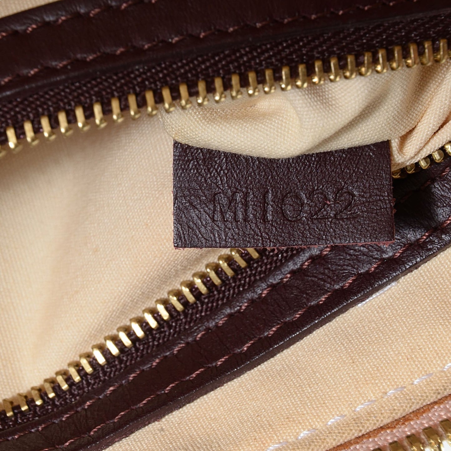Mini Monogram Alma Long Cherry