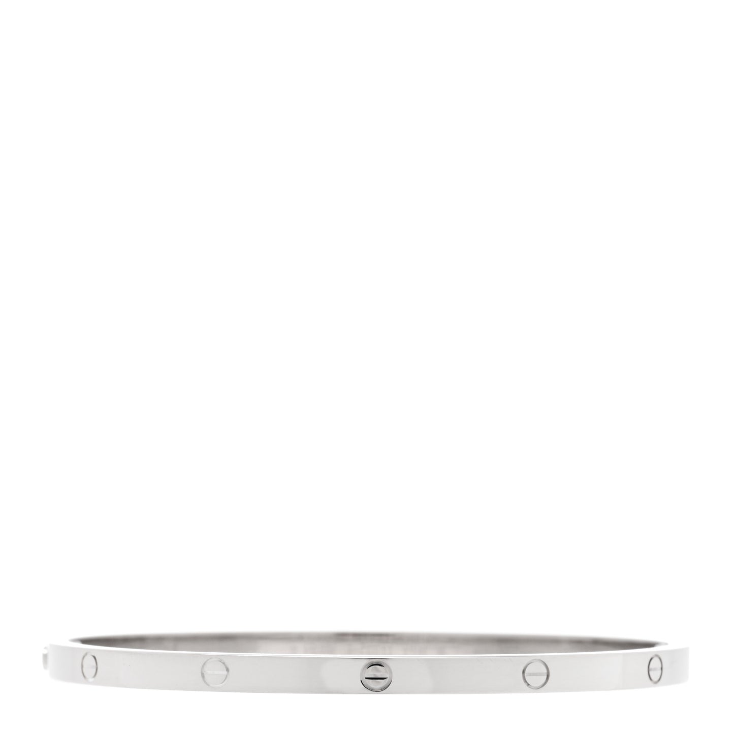 18K White Gold Small LOVE Bracelet 18