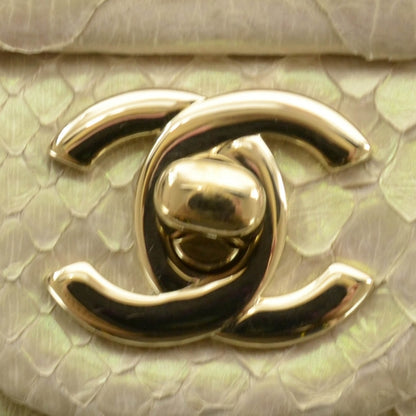 Chanel Iridescent Python Mini Flap 6 of 11