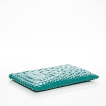 Bottega Veneta Nappa Intrecciato Medium Document Case Lagoon 4 of 6
