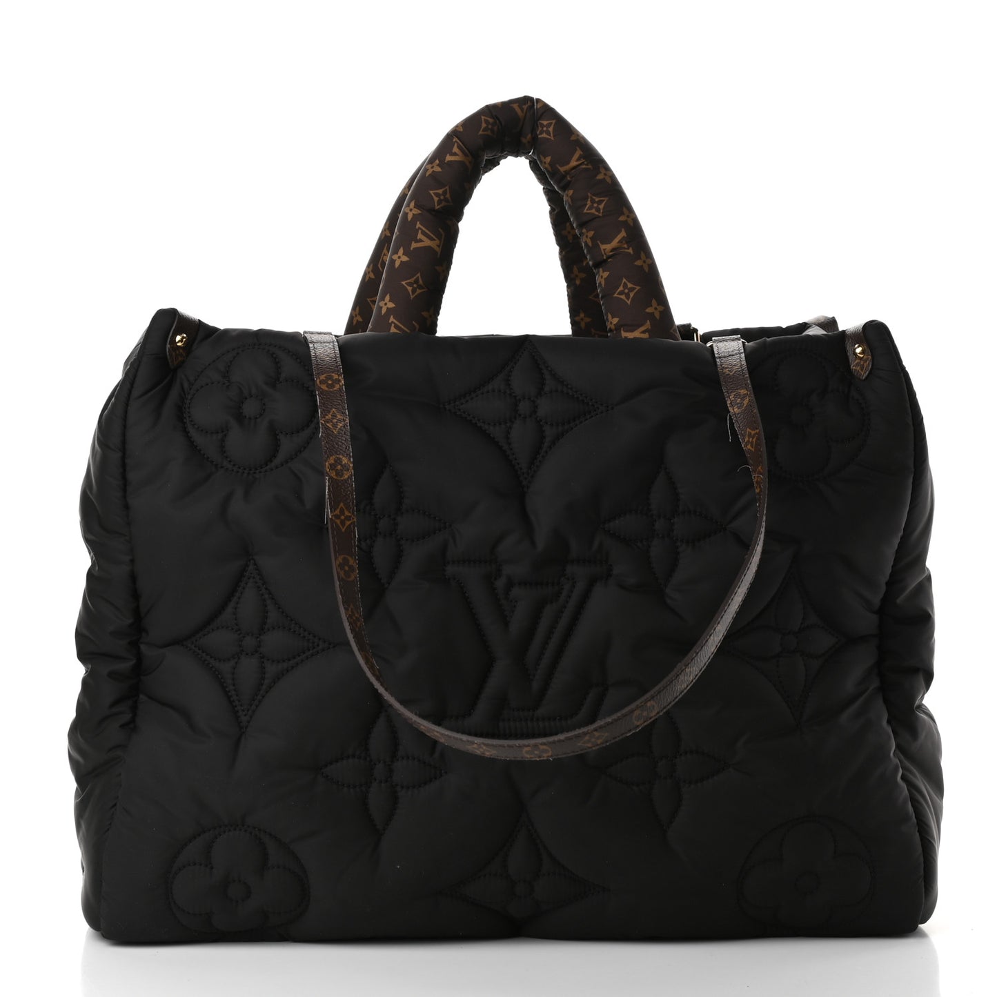 Econyl Monogram Pillow Giant Onthego GM Black