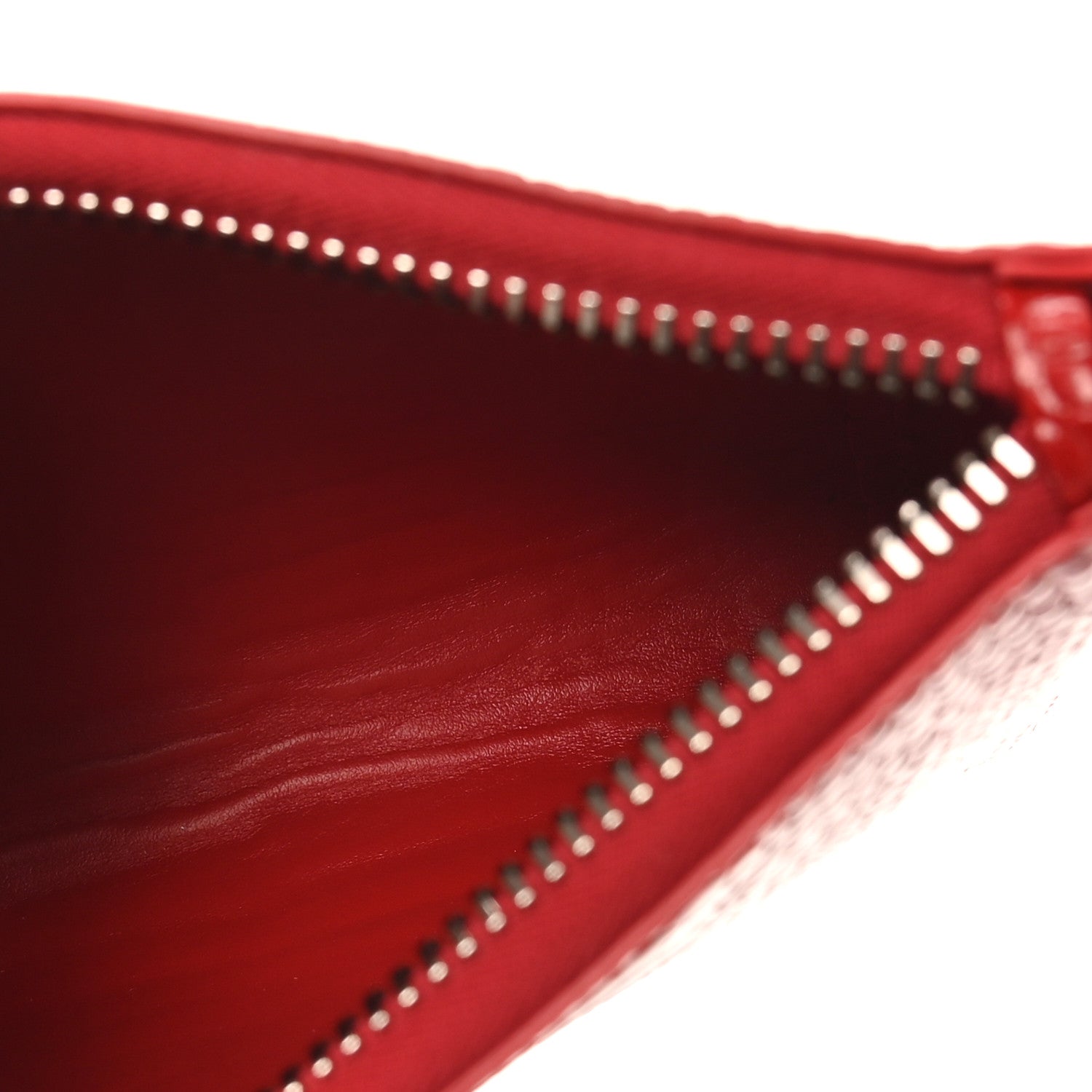 Christian Louboutin Calfskin Crocodile Embossed Mini Cabata Pouch Loubi 5 of 9