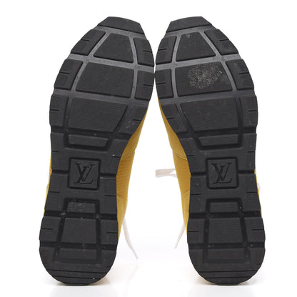 Louis Vuitton Calfskin Suede Abbesses Sneakers 8 Jaune 5 of 11