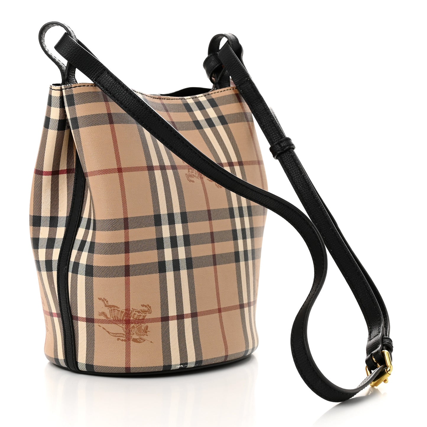 Haymarket Check Colours Small Lorne Bucket Crossbody Black
