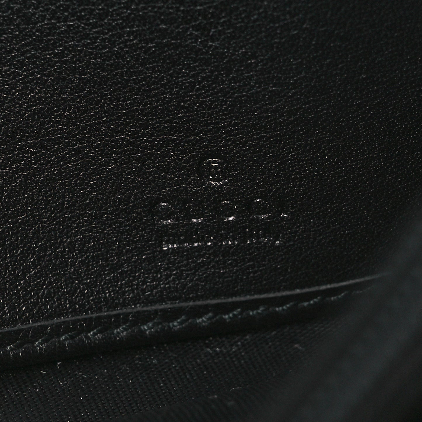 Microguccissima Bow Continental Wallet Black