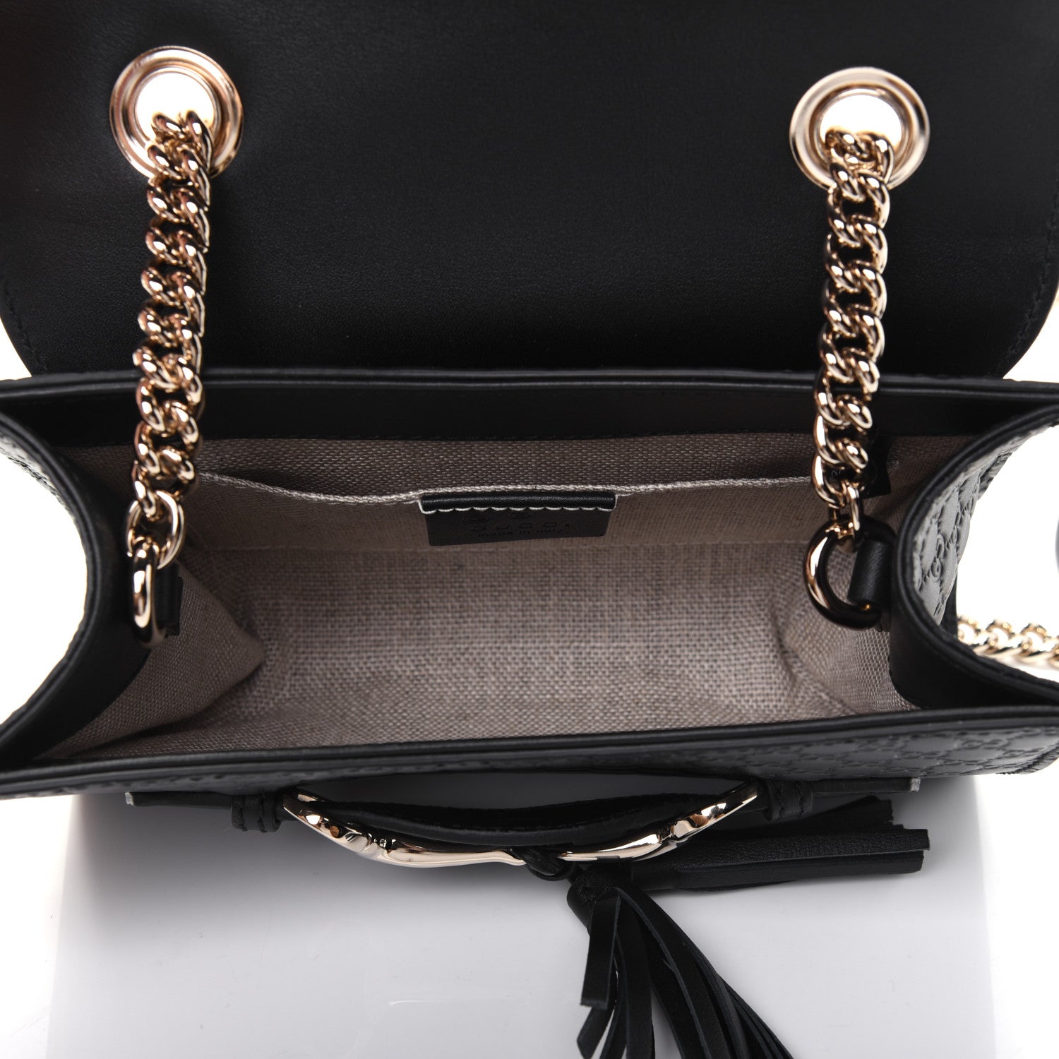 Gucci Microguccissima Mini Emily Shoulder Bag Black 5 of 13