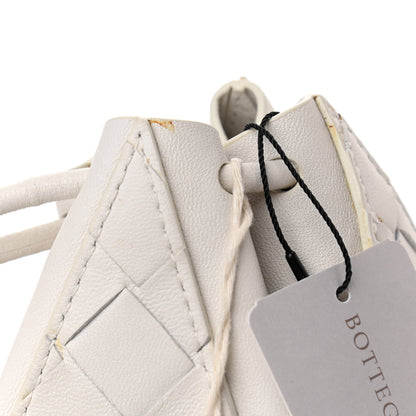 Bottega Veneta Nappa Intrecciato The Mini Knot Shoulder Bag Chalk 8 of 11