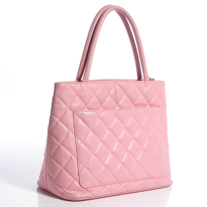 Chanel Caviar Medallion CC Tote Light Pink 3 of 12