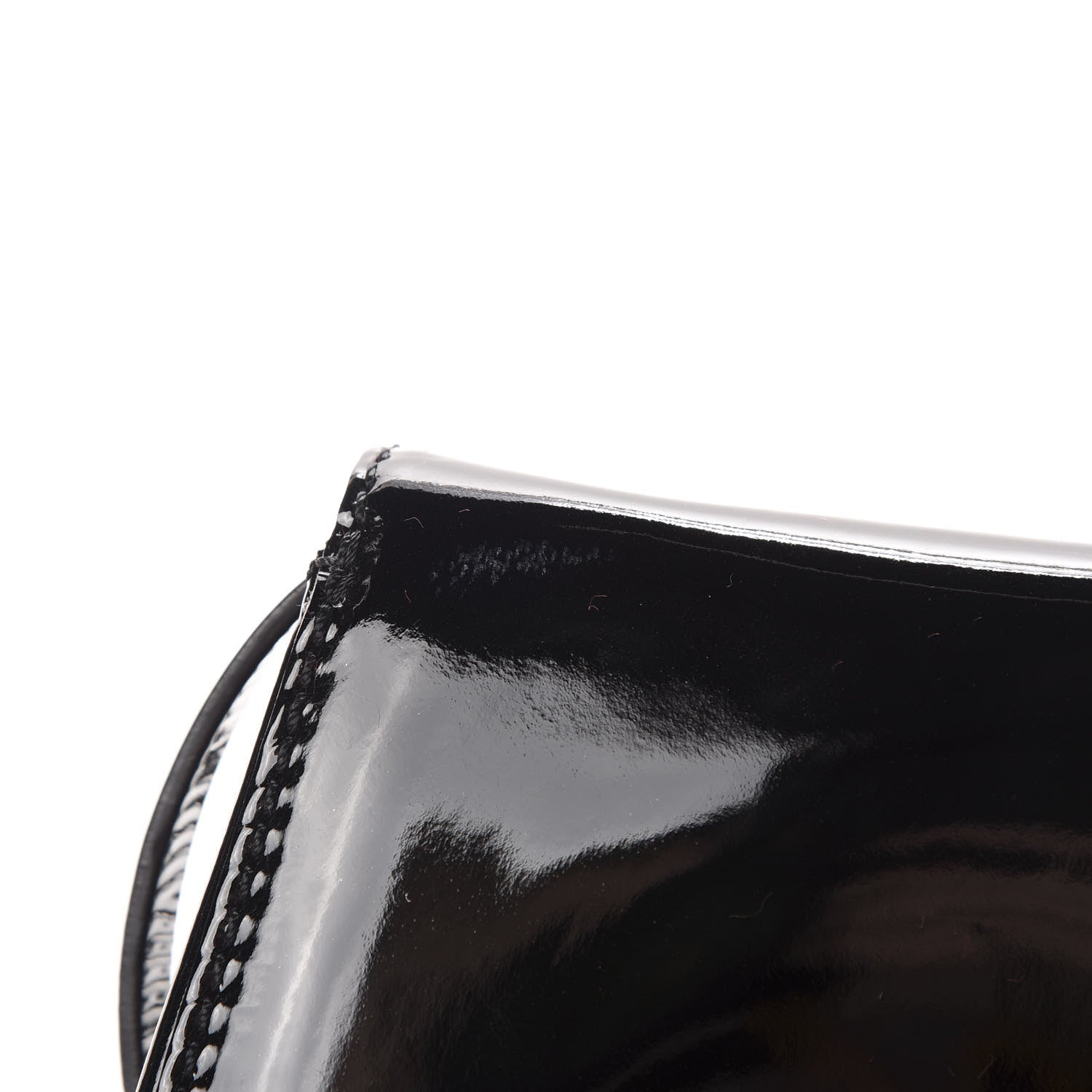Valentino Garavani Patent Bow Convertible Clutch Black 8 of 11