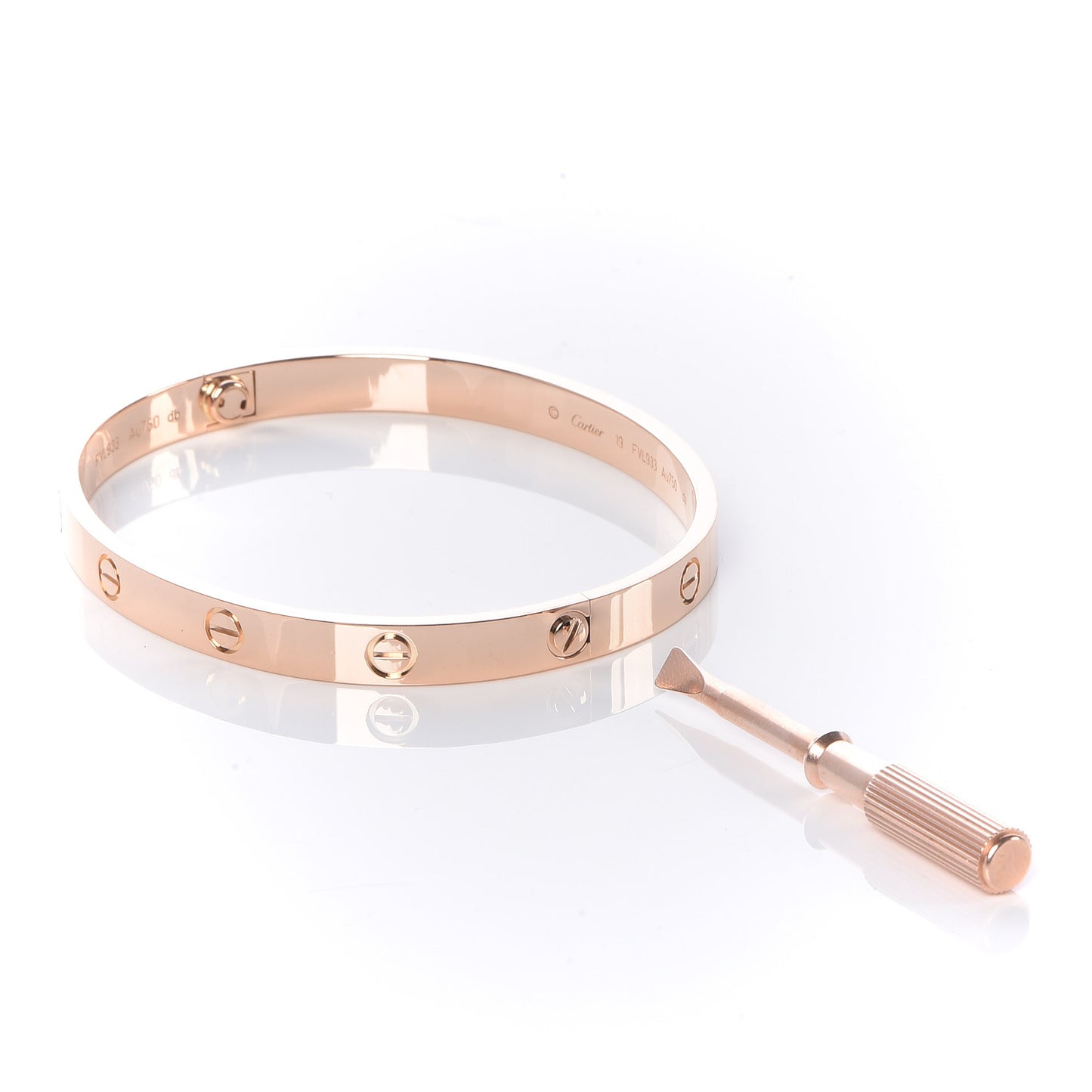 18K Pink Gold LOVE Bracelet 19