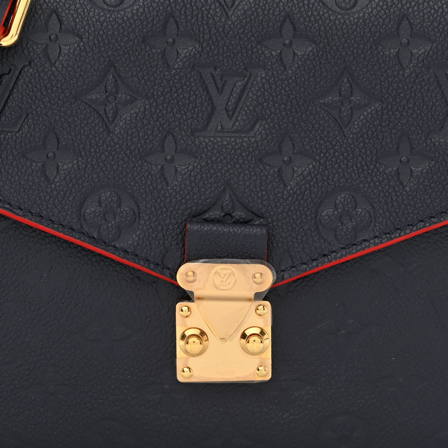 Louis Vuitton Empreinte Pochette Metis Marine Rouge 9 of 12
