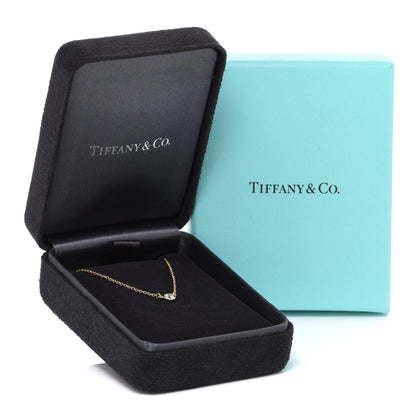 Tiffany 18K Yellow Gold Diamond .08ct Elsa Peretti Diamonds by the Yard Pendant Necklace 6 of 6