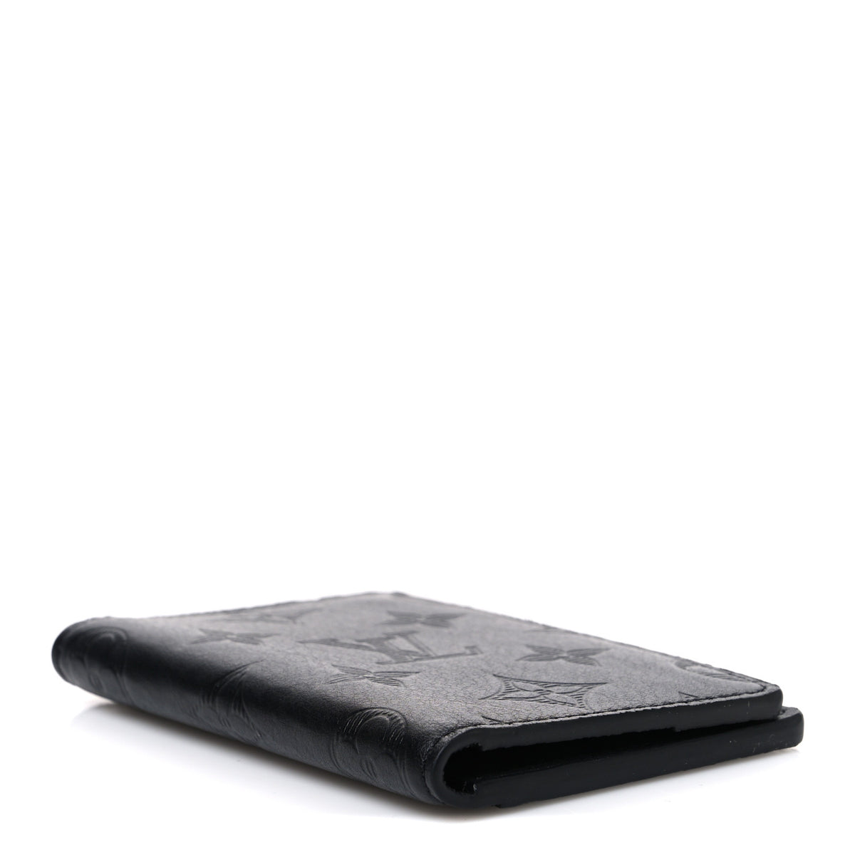 Calfskin Monogram Shadow Pocket Organizer Black