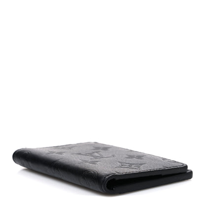 Louis Vuitton Calfskin Monogram Shadow Pocket Organizer Black 4 of 6