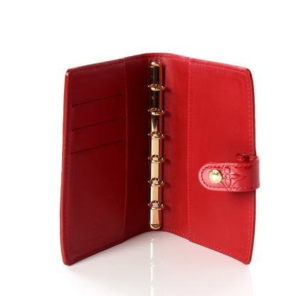 Louis Vuitton Vernis Small Ring Agenda Cover Red 4 of 9