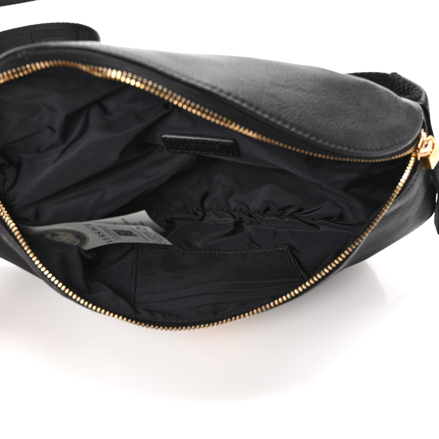 Grained Calfskin Vanitas Medea Belt Bag Black