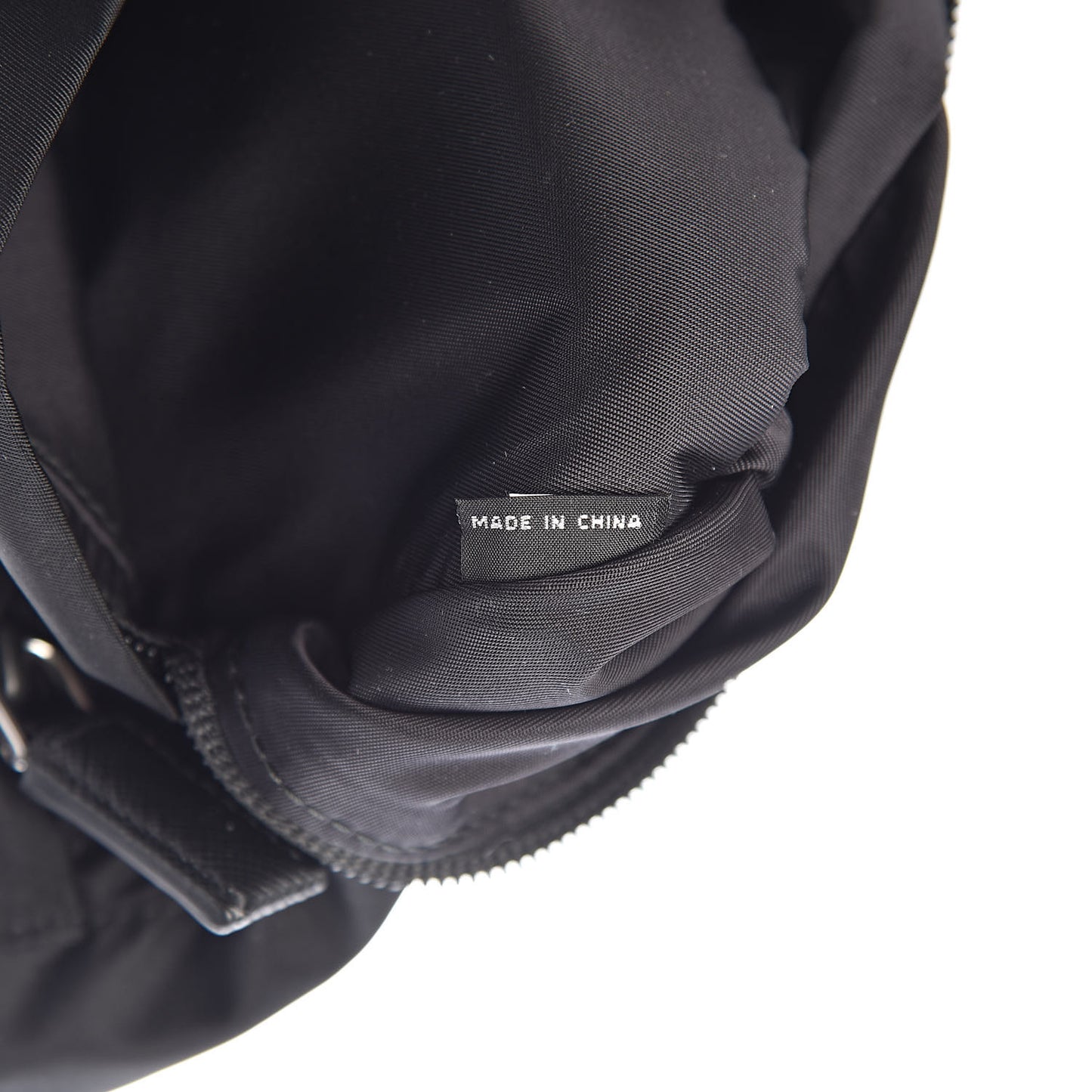 Tessuto Nylon Montagna Belt Bag Black