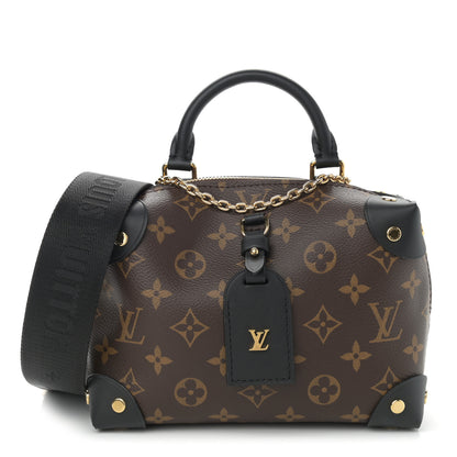 Louis Vuitton Monogram Petite Malle Souple Black 1 of 7
