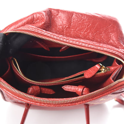 Balenciaga Agneau S Blanket Square Tote Rouge Brique 5 of 9