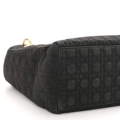 Christian Dior Nylon Cannage Medium Lady Dior Black 9 of 14