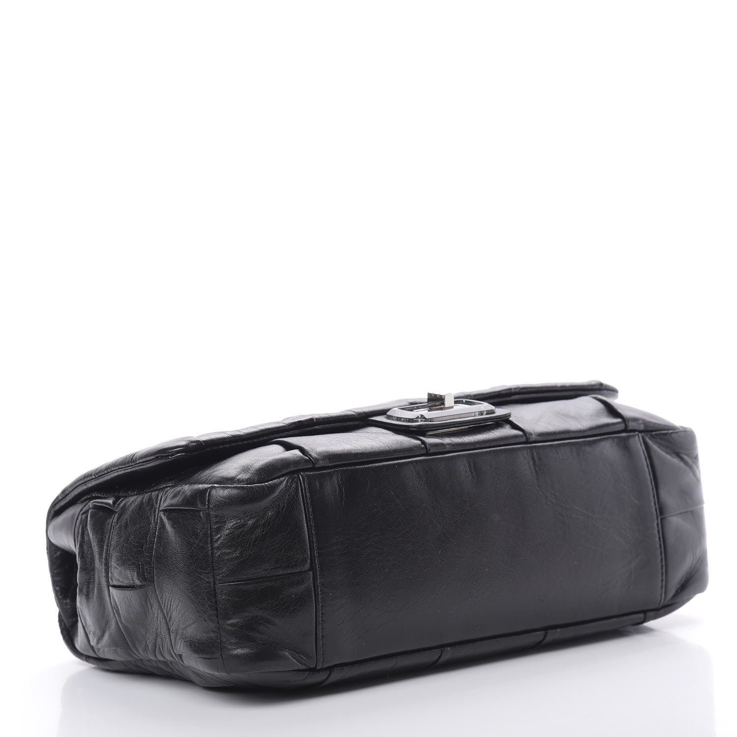 Chanel Lambskin Patchwork Medium Mademoiselle Flap Black 4 of 10