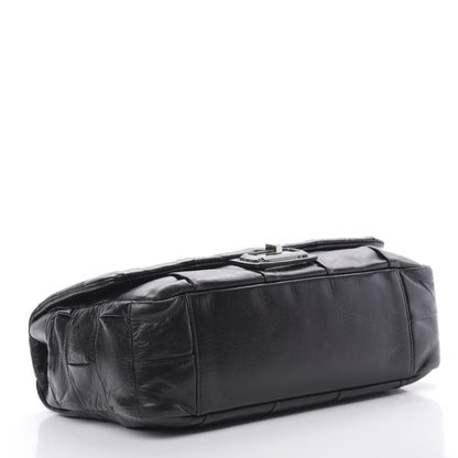 Chanel Lambskin Patchwork Medium Mademoiselle Flap Black 4 of 10