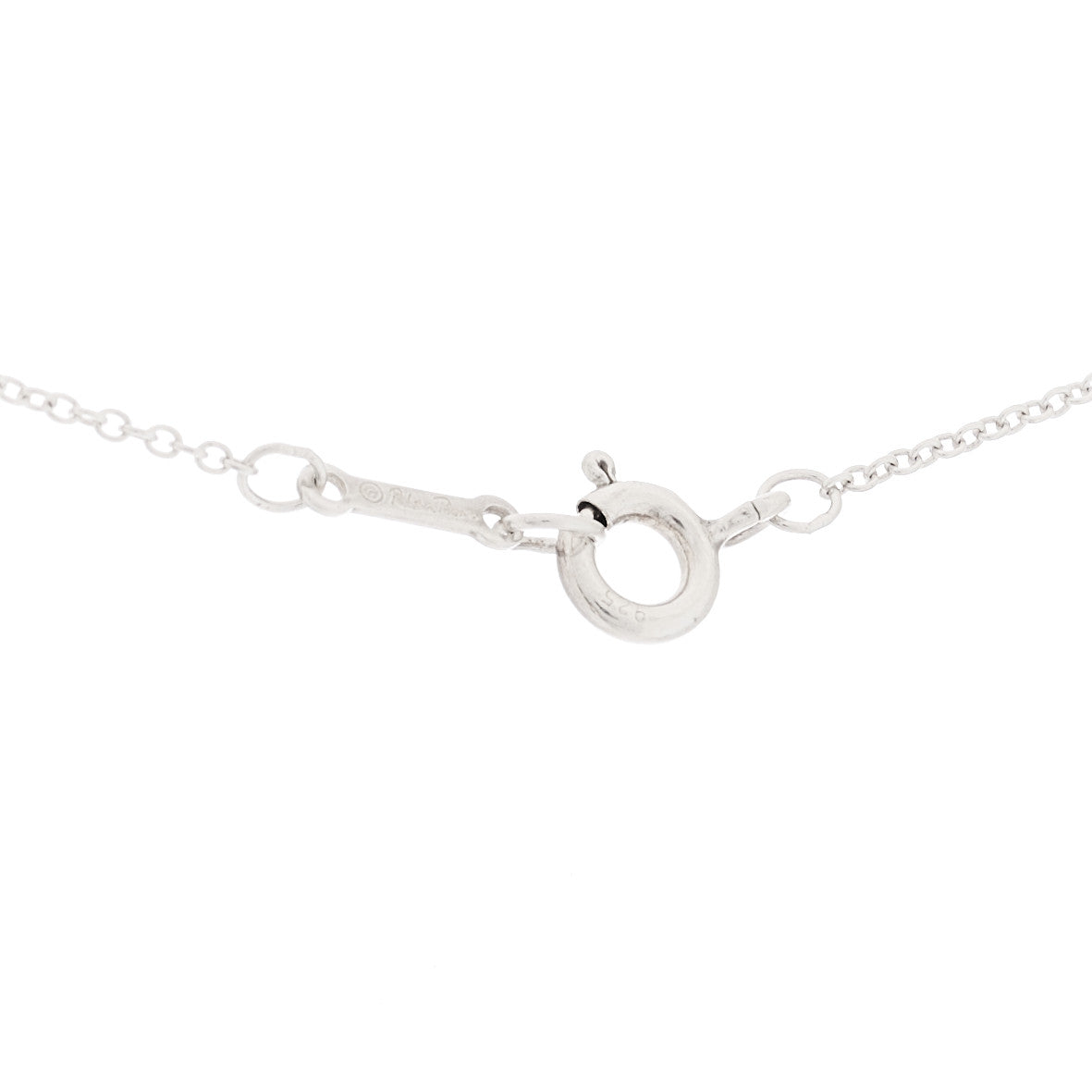 Tiffany Sterling Silver Enamel Paloma Picasso Love Loving Heart Pendant Necklace Red 5 of 5