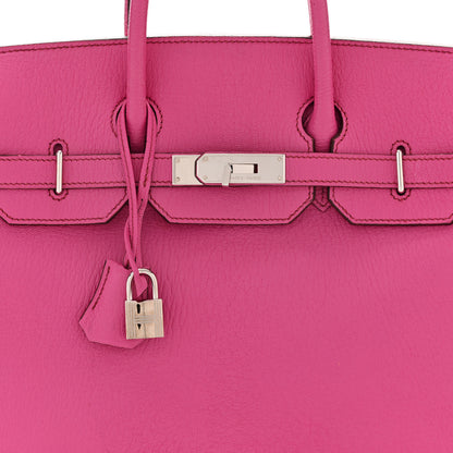 Hermes Chevre de Coromandel HAC Birkin 32 Fuchsia 8 of 12