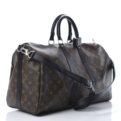 Louis Vuitton Monogram Macassar Keepall Bandouliere 45 2 of 10