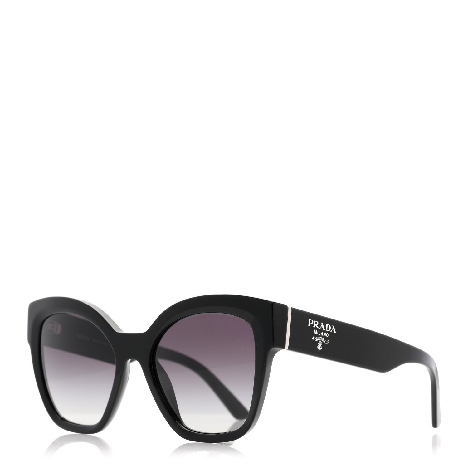 Prada Acetate Sunglasses SPR 17Z Black 1 of 7