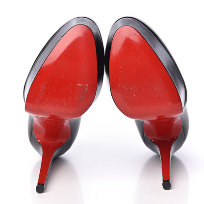 Christian Louboutin Kid Bianca 140 Pumps 38.5 Black 5 of 15