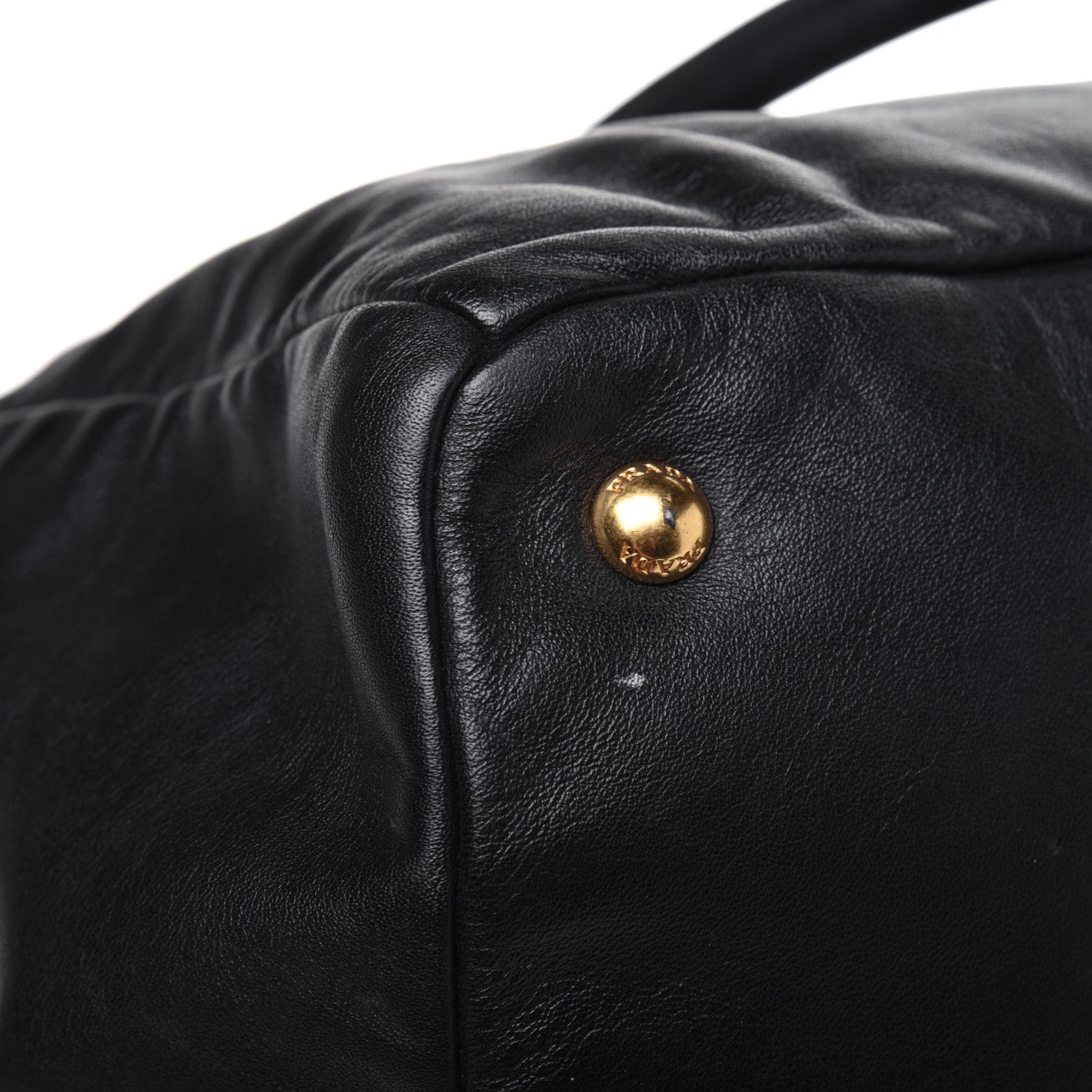 Prada Soft Calf Tote Black 20 of 25