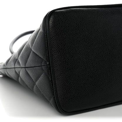 Chanel Caviar Quilted Medallion Tote Black 10 of 12