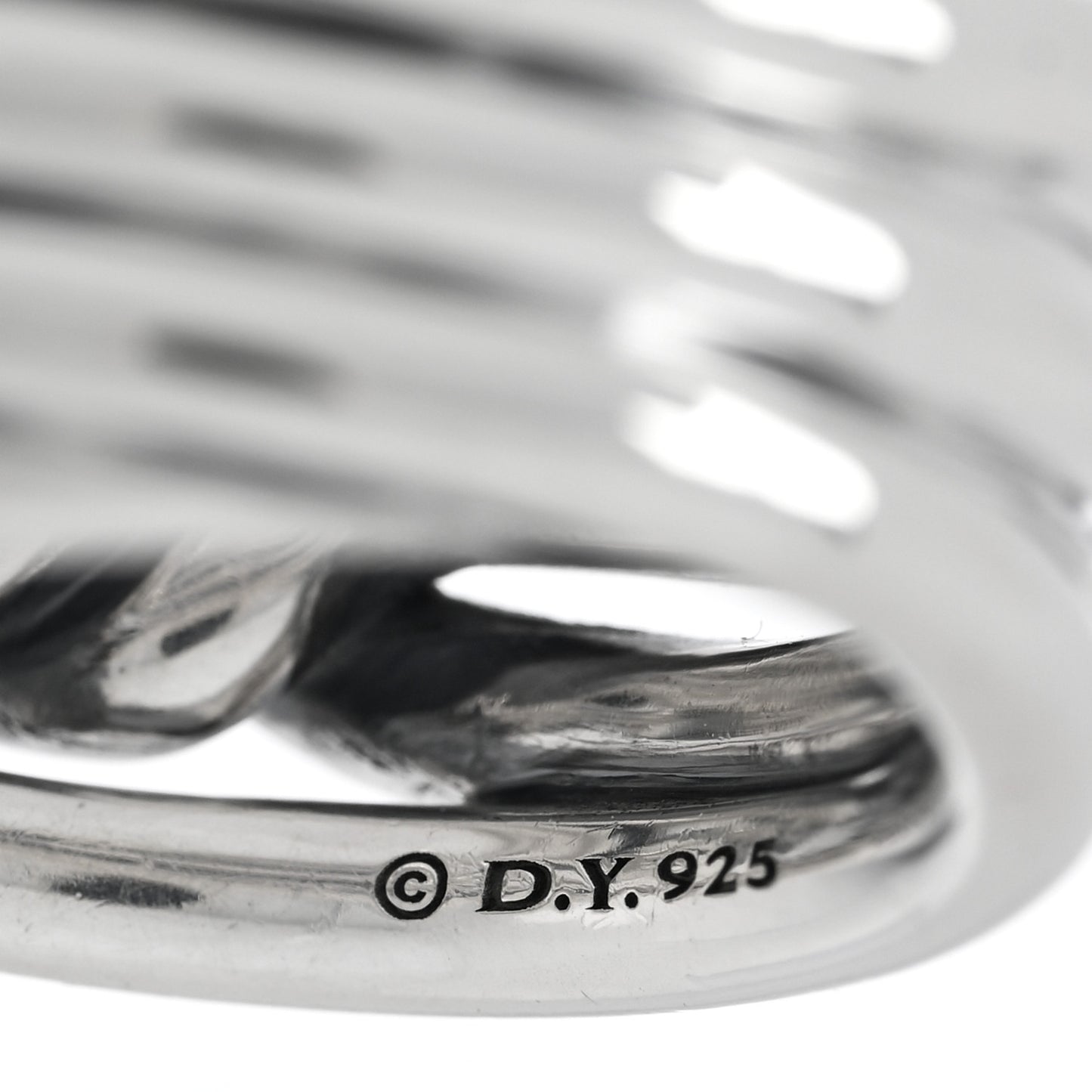 Sterling Silver 14mm Continuance Ring 52 6