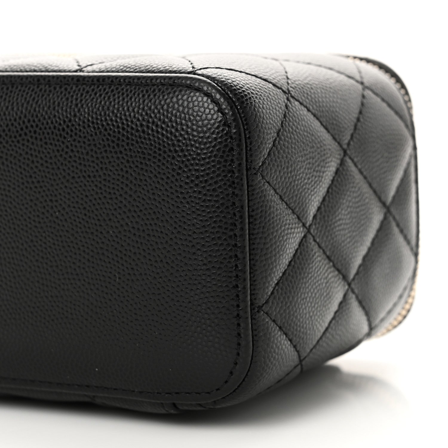 Chanel Caviar Quilted Small Vanity Case With Chain Black 10 of 11