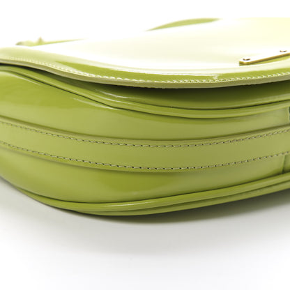 Burberry Patent Small Leigh Crossbody Bag Lemon Green 10 of 19