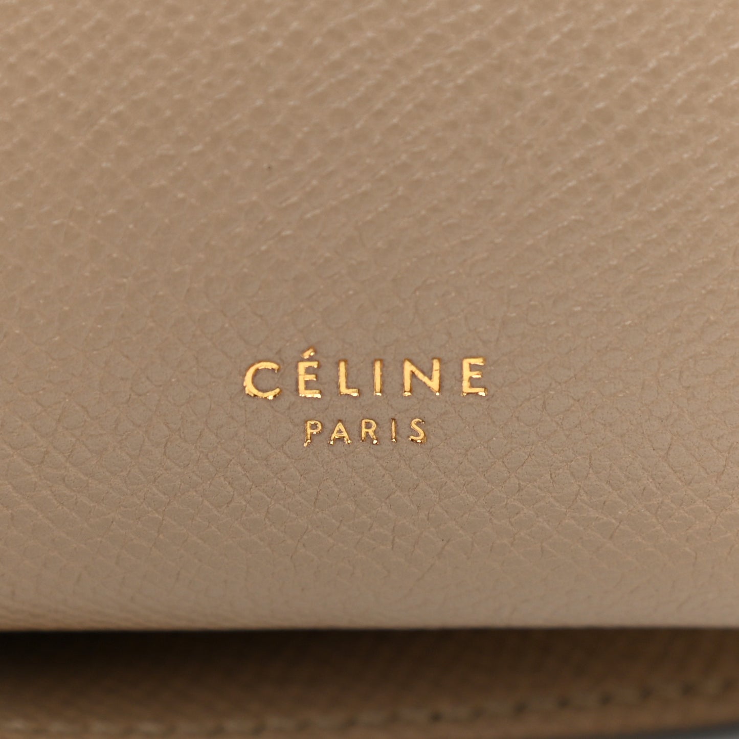 Grained Calfskin Micro Belt Bag Light Taupe