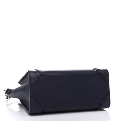 Celine Smooth Calfskin Nano Luggage Ink 4 of 9