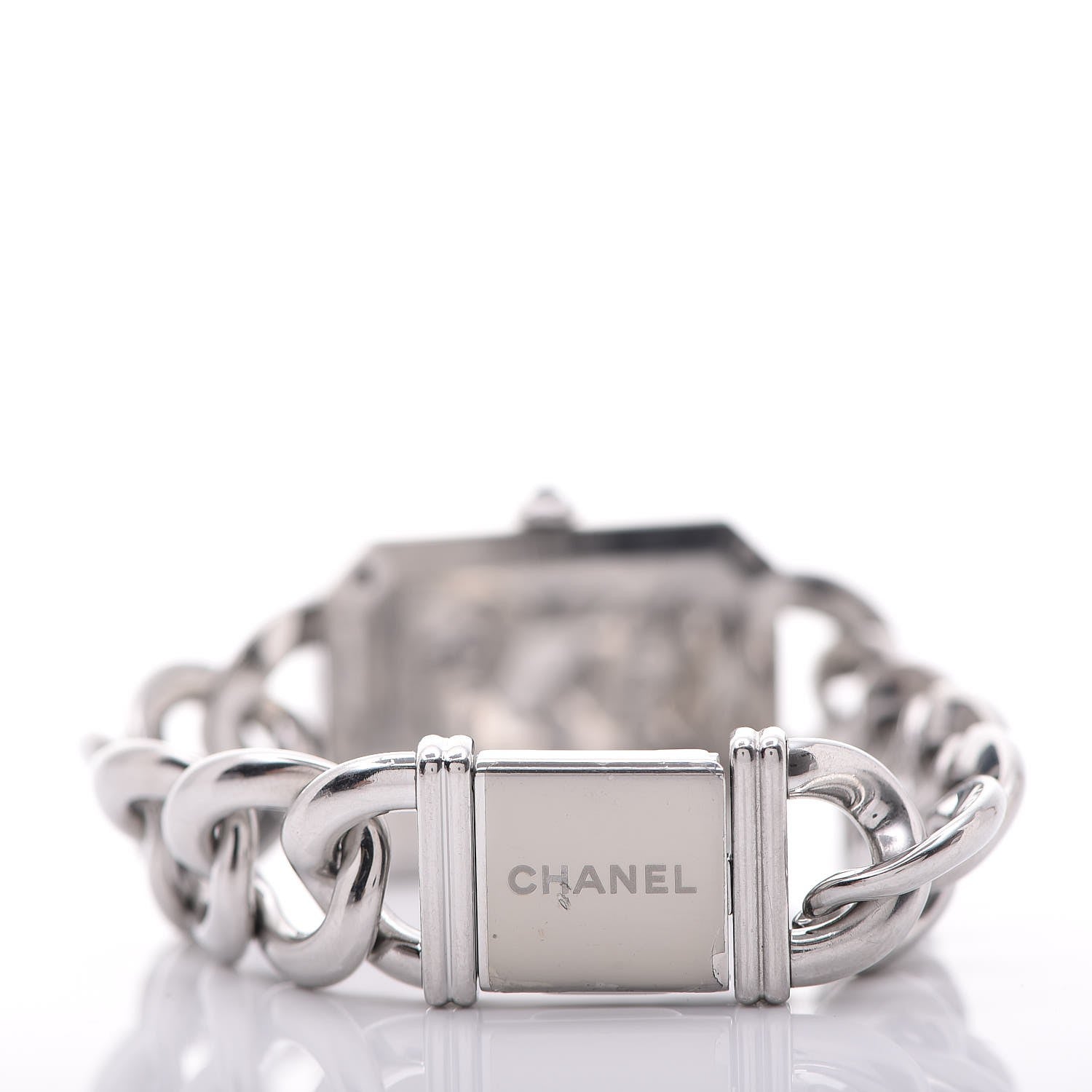 Chanel Stainless Steel Mother of Pearl 20mm Chain Premiere Quartz Watch 4 of 5