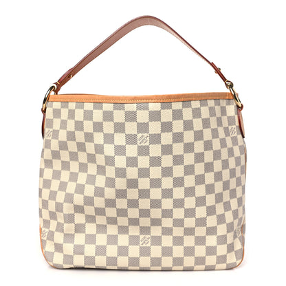 Louis Vuitton Damier Azur Delightful PM Rose Ballerine 1 of 10