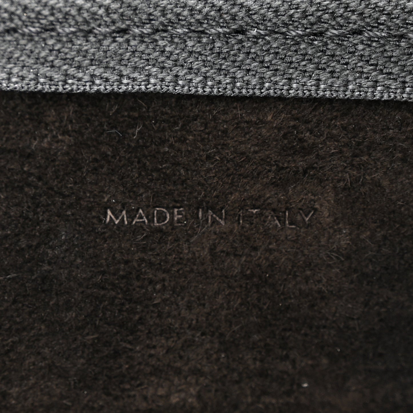 Grained Calfskin Nano Belt Bag Black