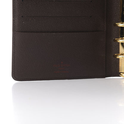 Louis Vuitton Damier Ebene Medium Ring Agenda Cover 8 of 8
