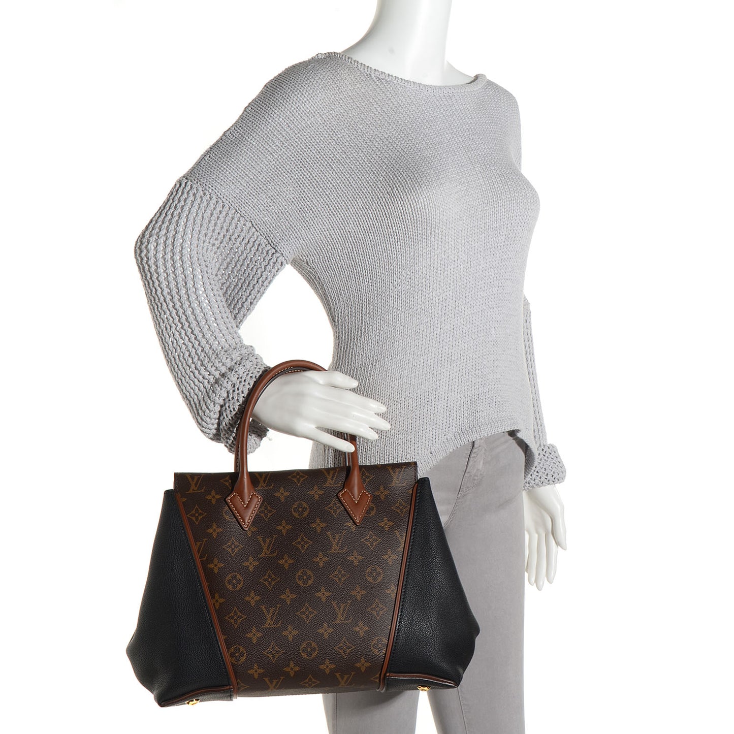 Monogram Tote W PM Black