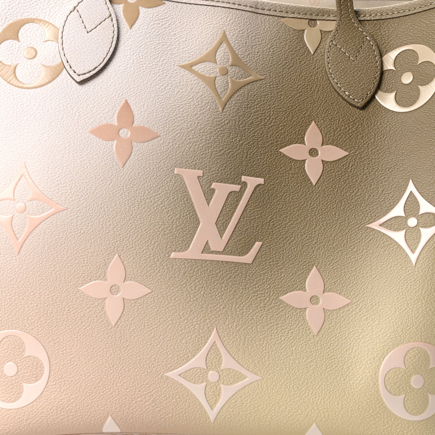 Louis Vuitton Monogram Giant Spring In The City Neverfull MM Sunset Kaki 8 of 10