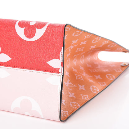 Louis Vuitton Monogram Giant Onthego GM Rouge Rose 12 of 12