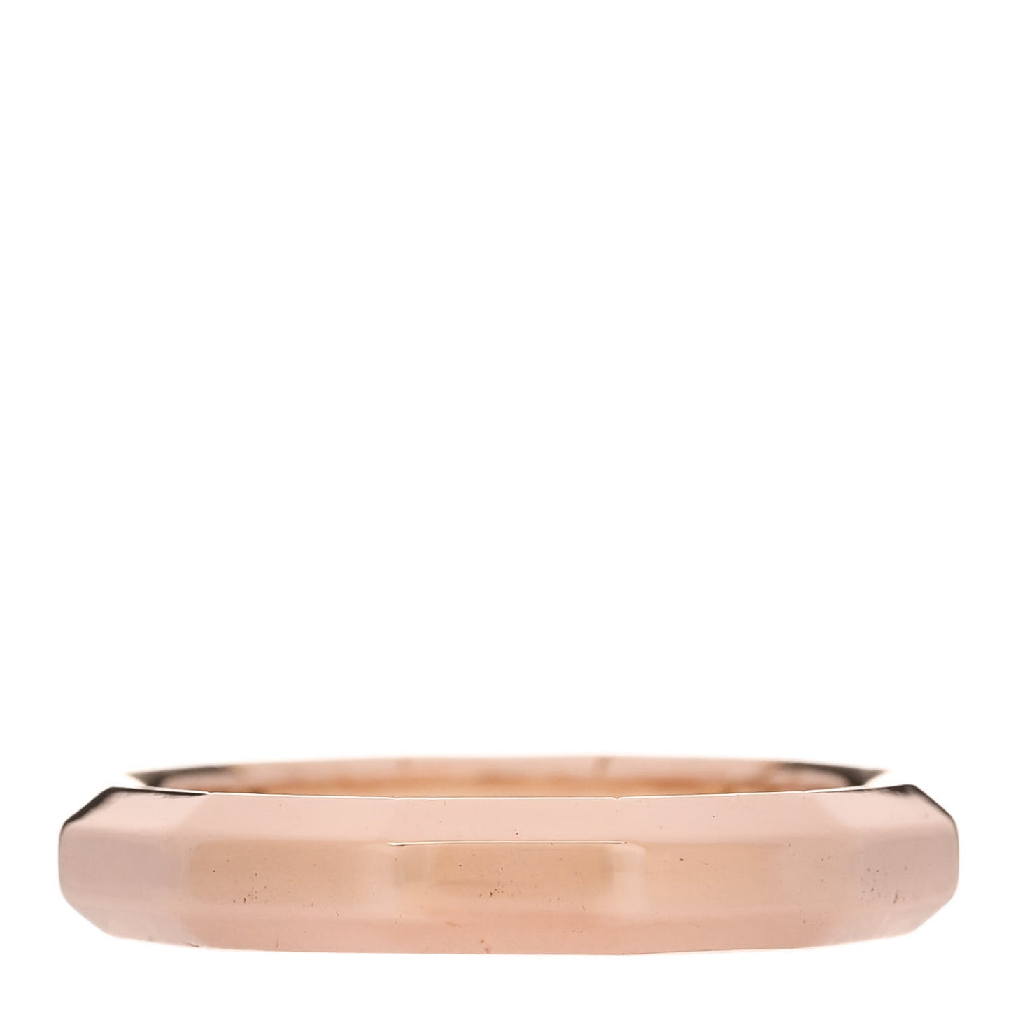 18K Rose Gold 4mm Delaunay Faceted Band Ring 60 9