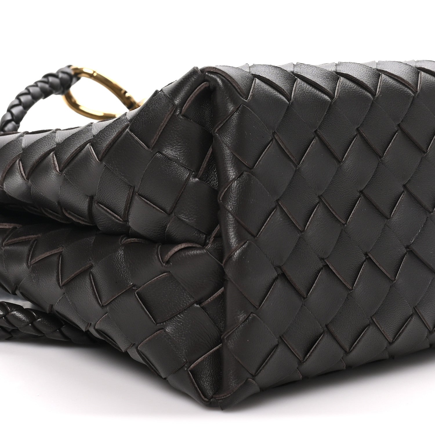 Bottega Veneta Nappa Intrecciato Small Andiamo Shoulder Bag Fondant 8 of 9