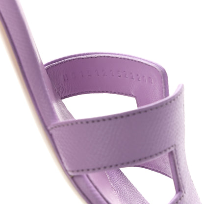 Hermes Epsom Oasis Sandals 35.5 Violet Amethyste 8 of 9