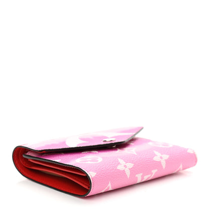 Louis Vuitton Monogram Escale Victorine Wallet Red 4 of 7
